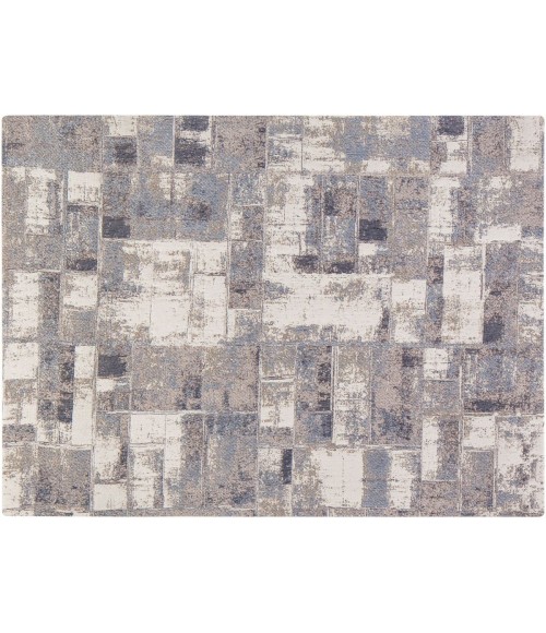 36X48 Aarhus Beige Brown & Gray 1/2 Rug'd Chair Mat - Rugs Town 36" x 48" Aarhus Beige Brown & Gray 1/2" Rug'd Chair Mat