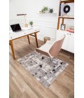 36X48 Aarhus Beige Brown & Gray 1/2 Rug'd Chair Mat - Rugs Town 36" x 48" Aarhus Beige Brown & Gray 1/2" Rug'd Chair Mat