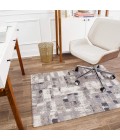 Anji Mountain 36" x 48" Aarhus Beige Brown & Gray 1/4" Rug'd Chair Mat®