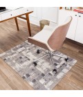 Anji Mountain 36" x 48" Aarhus Beige Brown & Gray 1/4" Rug'd Chair Mat®