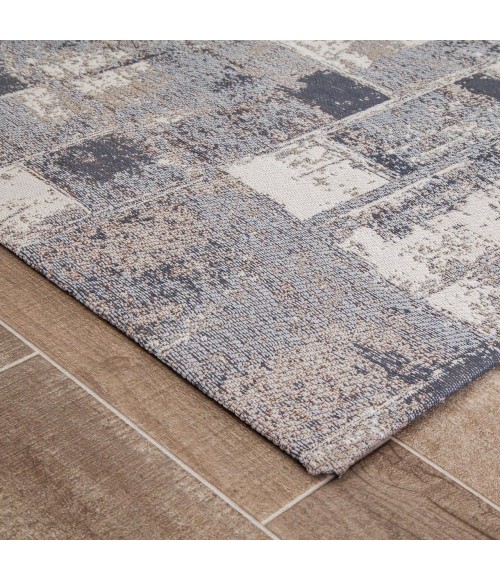Anji Mountain Chair Mat ® Rug Anji Mountain 40" x 54" Aarhus Beige Brown & Gray 1/4" Rug'd Chair Mat ®
