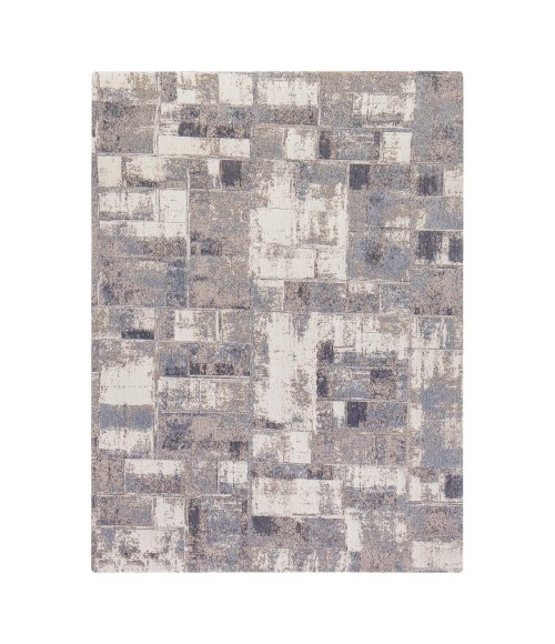 Anji Mountain 36" x 48" Aarhus Beige Brown & Gray 1/4" Rug'd Chair Mat®