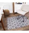 Anji Mountain Chair Mat ® Rug Anji Mountain 40" x 54" Mitte Gray & Beige 1/2" Rug'd Chair Mat ®