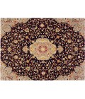 36" x 48" Altamira Brown, Orange & Black 1/2" Rug'd Chair Mat 