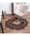 Anji Mountain Chair Mat ® Rug Anji Mountain 36" x 48" Altamira Brown, Orange & Black 1/4" Rug'd Chair Mat ®