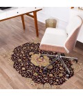 Anji Mountain Chair Mat ® Rug Anji Mountain 36" x 48" Altamira Brown, Orange & Black 1/4" Rug'd Chair Mat ®