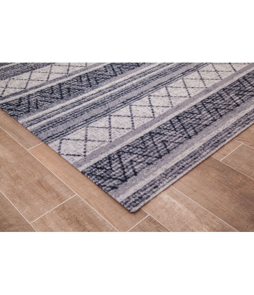 36X48 Alesund Beige & Gray 1/2 Rug'd Chair Mat - Rugs Town 36" x 48" Alesund Beige & Gray 1/2" Rug'd Chair Mat