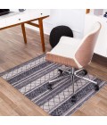 Anji Mountain 36" x 48" Alesund Beige & Gray 1/4" Rug'd Chair Mat®