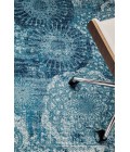 36X48 Maldives Blue & Ivory 1/2 Rug'd Chair Mat - Rugs Town 36" x 48" Maldives Blue & Ivory 1/2" Rug'd Chair Mat