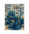 Anji Mountain Chair Mat ® Rug Anji Mountain 40" x 54" Bilbao Blue & Orange 1/2" Rug'd Chair Mat ®