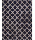 36X48 Aberdeen Navy Blue & Tan 1/2 Rug'd Chair Mat - Rugs Town 36" x 48" Aberdeen Navy Blue & Tan 1/2" Rug'd Chair Mat