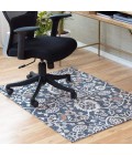Anji Mountain Chair Mat ® Rug Anji Mountain 40" x 54" Robin Gray & Orange 1/2" Rug'd Chair Mat ®