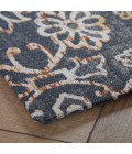 Anji Mountain Chair Mat ® Rug Anji Mountain 40" x 54" Robin Gray & Orange 1/2" Rug'd Chair Mat ®