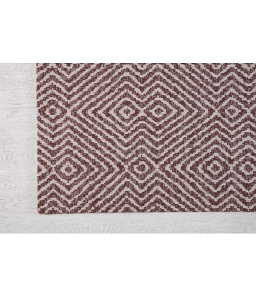 36X48 LuXor Brown & Ivory 1/2 Rug'd Chair Mat - Rugs Town 36" x 48" Luxor Brown & Ivory 1/2" Rug'd Chair Mat
