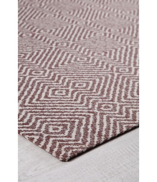 36X48 LuXor Brown & Ivory 1/2 Rug'd Chair Mat - Rugs Town 36" x 48" Luxor Brown & Ivory 1/2" Rug'd Chair Mat