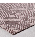 Anji Mountain 40" x 54" Luxor Brown & Ivory 1/2" Rug'd Chair Mat ®