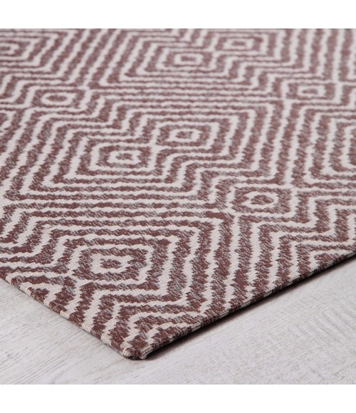 Anji Mountain 40" x 54" Luxor Brown & Ivory 1/2" Rug'd Chair Mat ®