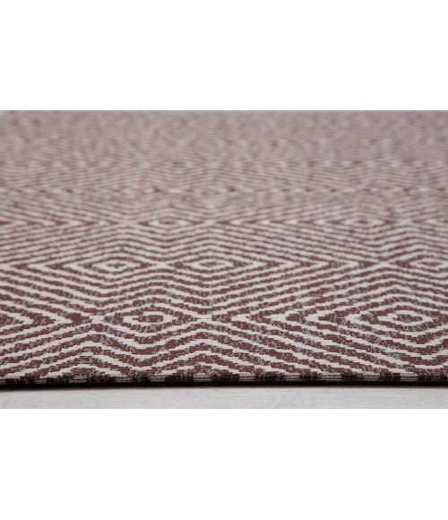 36X48 LuXor Brown & Ivory 1/2 Rug'd Chair Mat - Rugs Town 36" x 48" Luxor Brown & Ivory 1/2" Rug'd Chair Mat