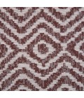 Anji Mountain 40" x 54" Luxor Brown & Ivory 1/2" Rug'd Chair Mat ®