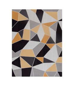 Anji Mountain 36" x 48" Figueres Gray Diamond Abstract Rug