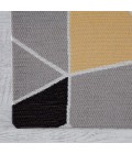 Anji Mountain Chair Mat ® Rug Anji Mountain 36" x 48" Figueres Yellow & Gray 1/4" Rug'd Chair Mat ®