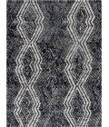 36X48 Smiljan Black & White 1/2 Rug'd Chair Mat - Rugs Town 36" x 48" Smiljan Black & White 1/2" Rug'd Chair Mat