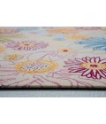 36X48 Keukenhof Cream & Multi 1/2 Rug'd Chair Mat - Rugs Town 36" x 48" Keukenhof Cream & Multi 1/2" Rug'd Chair Mat