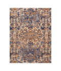 Anji Mountain 36" x 48" Onondaga Blue & Orange 1/4" Rug'd Chair Mat ®