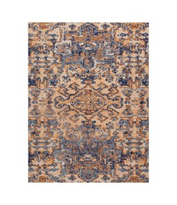 Anji Mountain 40' x 54" Onondaga Navy and Brown Rug