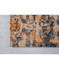 36X48 Onondaga Blue & Orange 1/2 Rug'd Chair Mat - Rugs Town 36" x 48" Onondaga Blue & Orange 1/2" Rug'd Chair Mat