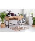 36X48 Onondaga Blue & Orange 1/2 Rug'd Chair Mat - Rugs Town 36" x 48" Onondaga Blue & Orange 1/2" Rug'd Chair Mat