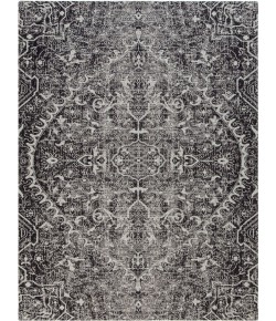 Anji Mountain 36 in. X 48 in. La Cienega Black & White 1/2 in. Rug ft. d Chair Mat 