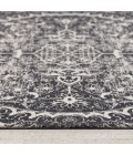 36X48 La Cienega Black & White 1/4 Rug'd Chair Mat - Rugs Town 36" x 48" La Cienega Black & White 1/4" Rug'd Chair Mat