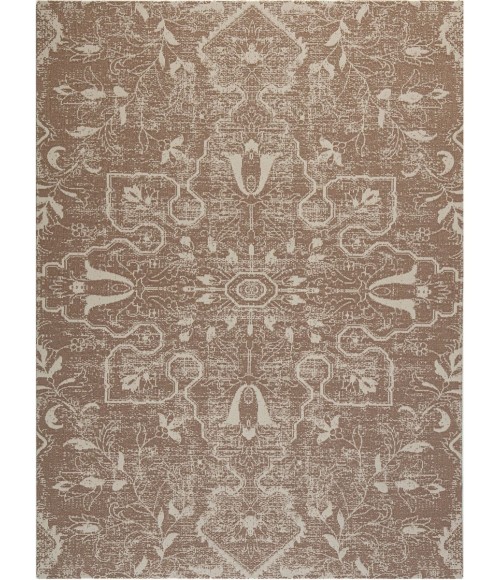 36" x 48" Tamanrasset Brown & Ivory 1/4" Rug'd Chair Mat 