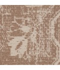 36" x 48" Tamanrasset Brown & Ivory 1/4" Rug'd Chair Mat 