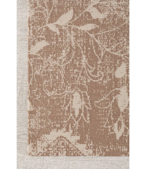 36" x 48" Tamanrasset Brown & Ivory 1/4" Rug'd Chair Mat 