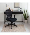 36" x 48" Tamanrasset Brown & Ivory 1/4" Rug'd Chair Mat 