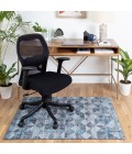 36X48 Tromso Blue & Gray 1/2 Rug'd Chair Mat - Rugs Town 36" x 48" Tromso Blue & Gray 1/2" Rug'd Chair Mat