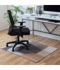 40X54 Riverstone Brown & Beige 1/2 Rug'd Chair Mat - Rugs Town 40" x 54" Riverstone Brown & Beige 1/2" Rug'd Chair Mat