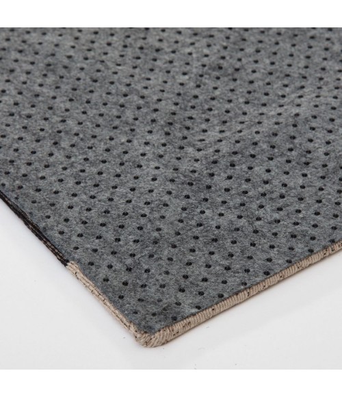40X54 Riverstone Brown & Beige 1/2 Rug'd Chair Mat - Rugs Town 40" x 54" Riverstone Brown & Beige 1/2" Rug'd Chair Mat