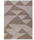 36X48 Peaks Brown & Beige 1/2 Rug'd Chair Mat - Rugs Town 36" x 48" Peaks Brown & Beige 1/2" Rug'd Chair Mat