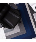 36X48 Mercury Blue & Gray 1/2 Rug'd Chair Mat - Rugs Town 36" x 48" Mercury Blue & Gray 1/2" Rug'd Chair Mat