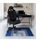 36X48 Mercury Blue & Gray 1/2 Rug'd Chair Mat - Rugs Town 36" x 48" Mercury Blue & Gray 1/2" Rug'd Chair Mat