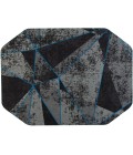 36X48 Cracked Ice Blue LED Gaming Rug'd Chair Mat - Rugs Town 36" x 48" Cracked Ice Blue LED Gaming Rug'd Chair Mat