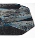 36X48 Cracked Ice Blue LED Gaming Rug'd Chair Mat - Rugs Town 36" x 48" Cracked Ice Blue LED Gaming Rug'd Chair Mat