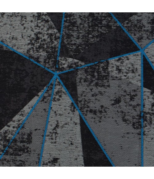 36X48 Cracked Ice Blue LED Gaming Rug'd Chair Mat - Rugs Town 36" x 48" Cracked Ice Blue LED Gaming Rug'd Chair Mat