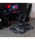 36X48 Cracked Ice Purple LED Gaming Rug'd Chair Mat - Rugs Town 36" x 48" Cracked Ice Purple LED Gaming Rug'd Chair Mat