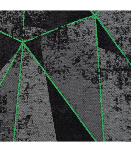 36X48 Cracked Ice Green LED Gaming Rug'd Chair Mat - Rugs Town 36" x 48" Cracked Ice Green LED Gaming Rug'd Chair Mat