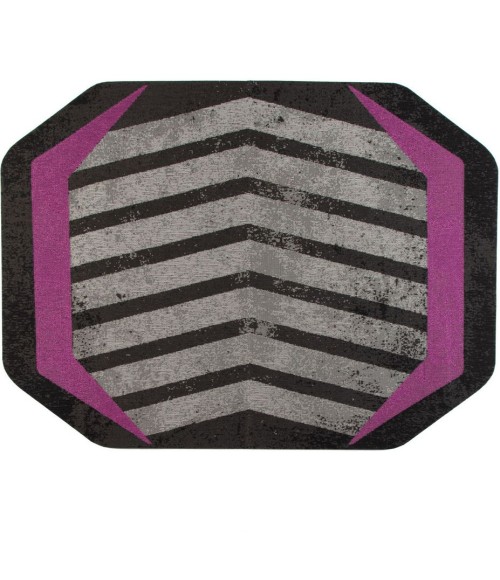36X48 Prizm Purple LED Gaming Rug'd Chair Mat - Rugs Town 36" x 48" Prizm Purple LED Gaming Rug'd Chair Mat