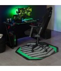 36X48 Prizm Green LED Gaming Rug'd Chair Mat - Rugs Town 36" x 48" Prizm Green LED Gaming Rug'd Chair Mat